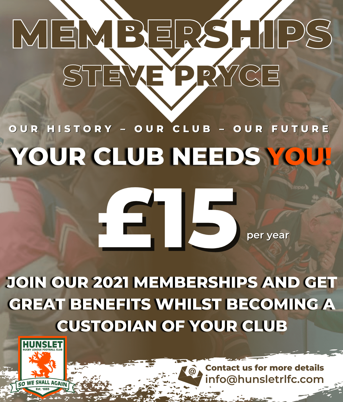 Steve Pryce - Standard membership