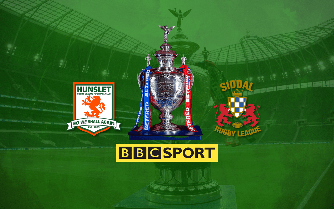 BBC Sport coverage for Hunslet and Siddal in Betfred Challenge Cup